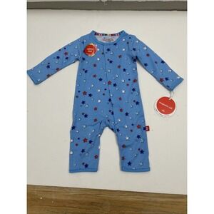 Magnetic Me 5-8 lb Newborn Baby Red White And Bluetiful Footie Sleeper SKU 60083